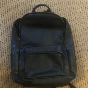 fossil black backpack
